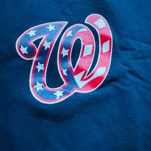 MLB Washington Nationals Nats Suzuki #28 Cotton Navy Tee Shirt Size Medium